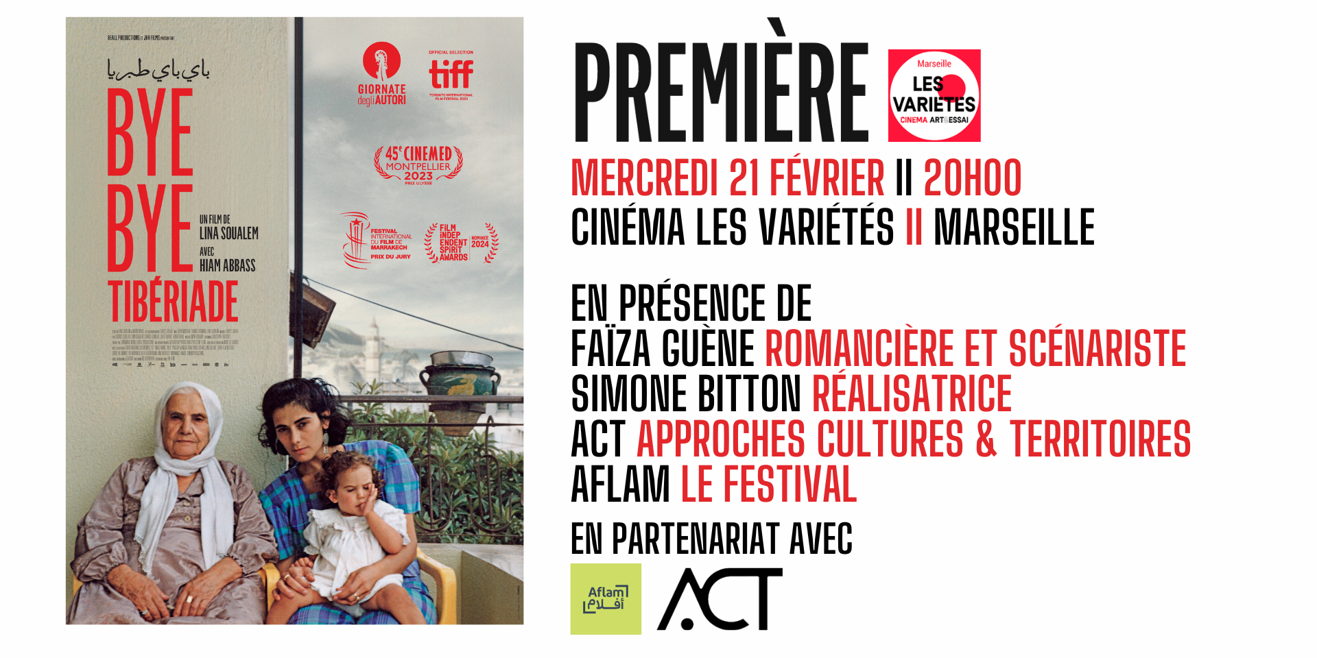 bye bye tiberiade premiere fev2024